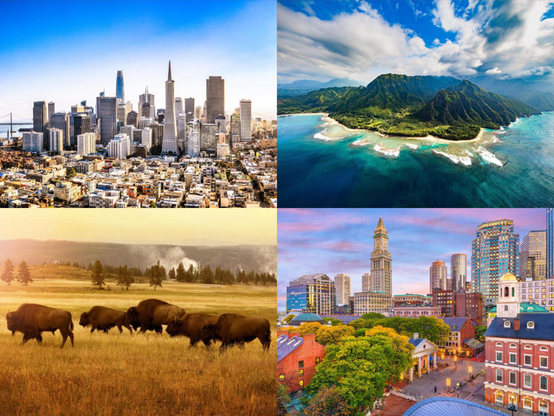 Most excellent 5 Places to Visit in the United States - Kiasalon